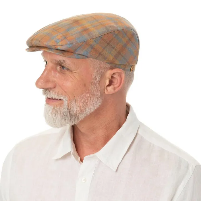 Men Frankie Superior Wool Silk Flat Cap Rust Mayser Flat Caps Men Frankie Superior Wool Silk Flat Cap Rust Mayser Flat Caps