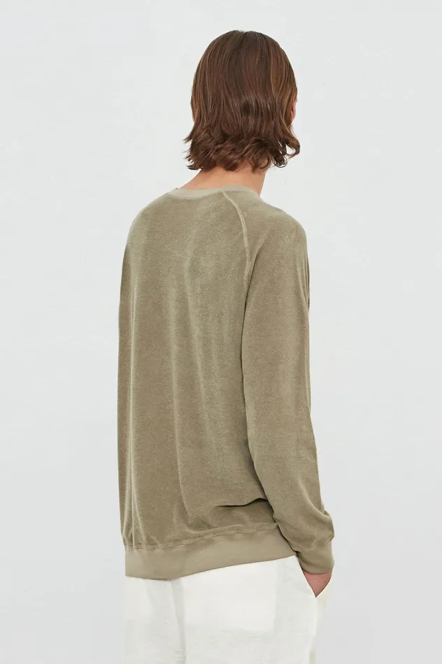 Men FREESPORT 8211 Terry Cotton Linen Jersey Crewneck Sweatshirt 8211 Fango Massimo Alba TShirts and Polos Men FREESPORT 8211 Terry Cotton Linen Jersey Crewneck Sweatshirt 8211 Fango Massimo Alba TShirts and Polos