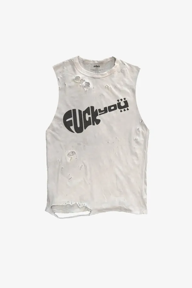 Men Fuck You Guitar Thrasher Tank OTHER TANKS and VESTS