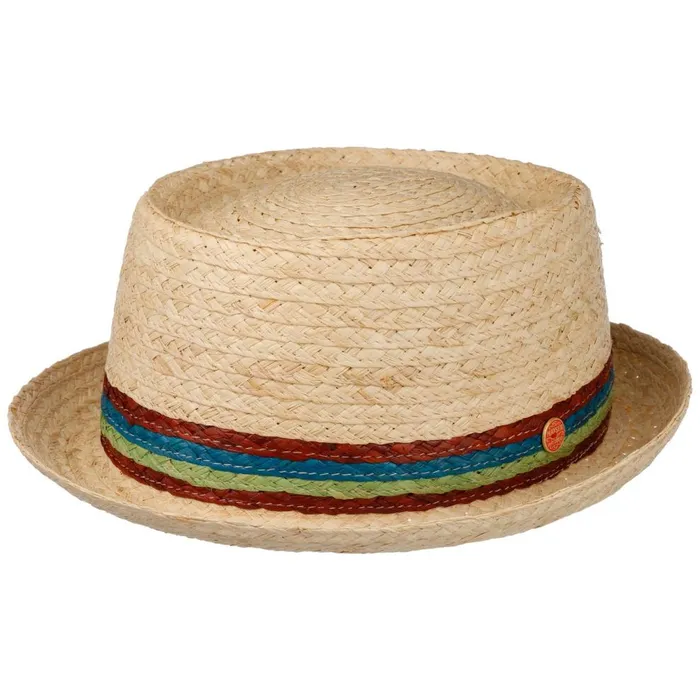 Men Gareth Pork Pie Straw Hat Brown Mayser Pork Pie Hats Men Gareth Pork Pie Straw Hat Brown Mayser Pork Pie Hats