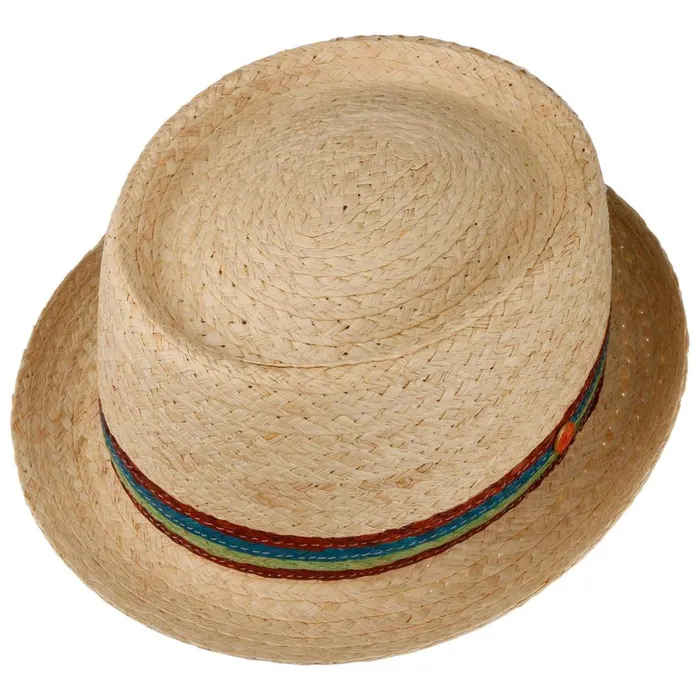 Men Gareth Pork Pie Straw Hat Brown Mayser Pork Pie Hats Men Gareth Pork Pie Straw Hat Brown Mayser Pork Pie Hats