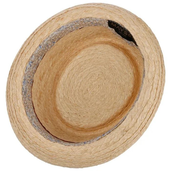 Men Gareth Pork Pie Straw Hat Brown Mayser Pork Pie Hats Men Gareth Pork Pie Straw Hat Brown Mayser Pork Pie Hats