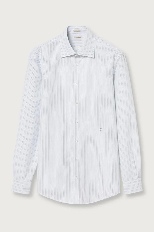 Men GENOVA 8211 Cotton Shirt 8211 BIANCHINA Massimo Alba Shirts