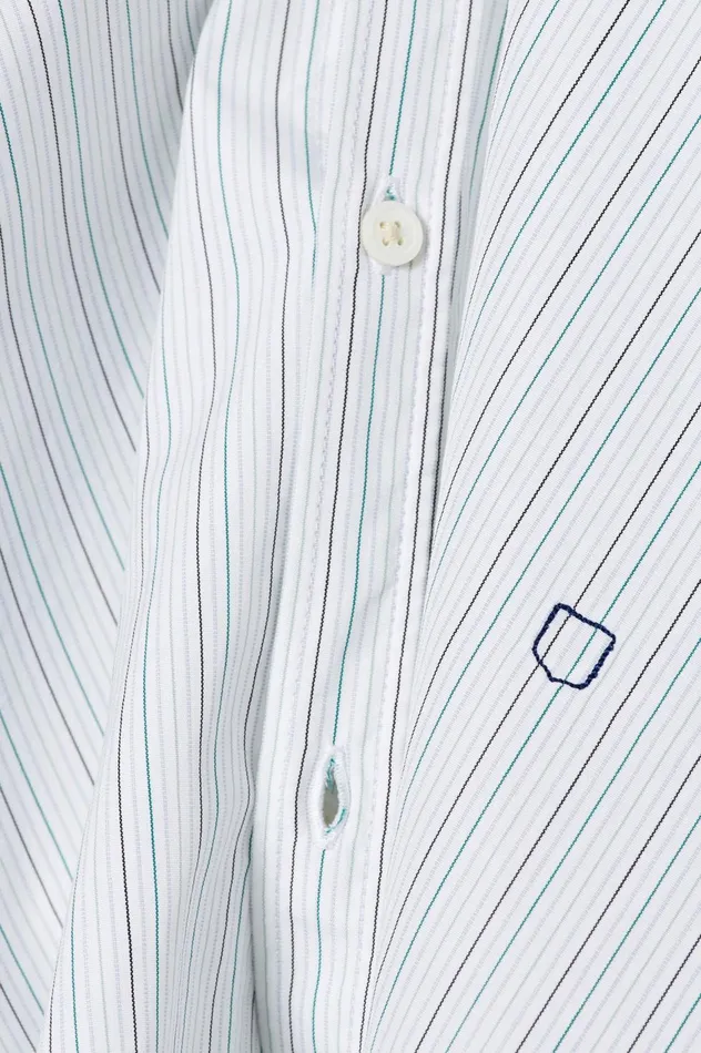 Men GENOVA 8211 Cotton Shirt 8211 BIANCHINA Massimo Alba Shirts