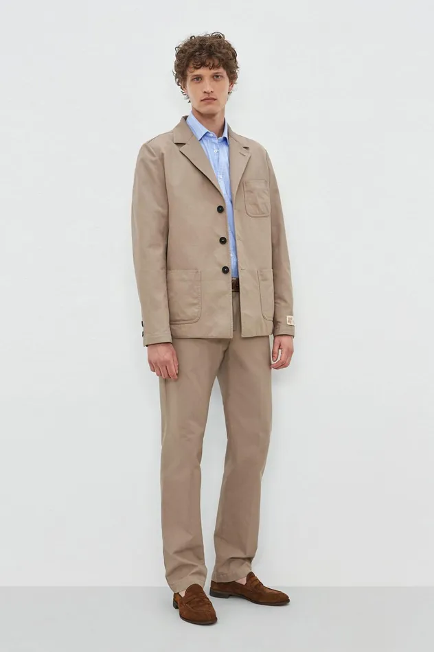 Men GENOVA 8211 Cotton Shirt 8211 Celeste Massimo Alba Shirts