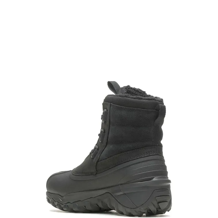 Men Glacier Surge Insulated Boot Black Wolverine Rain and Snow