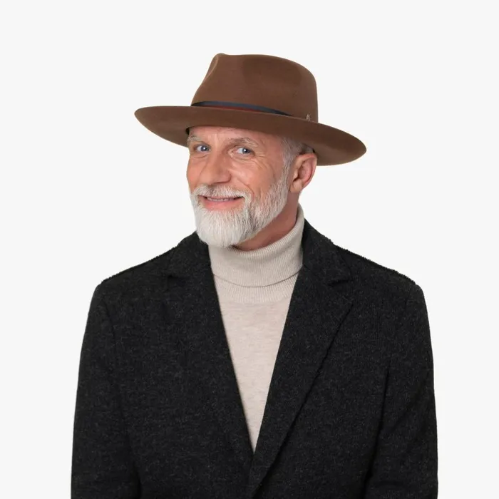 Men Gus Wool Felt Hat Zechbauer Brown Mayser Felt Hats Men Gus Wool Felt Hat Zechbauer Brown Mayser Felt Hats