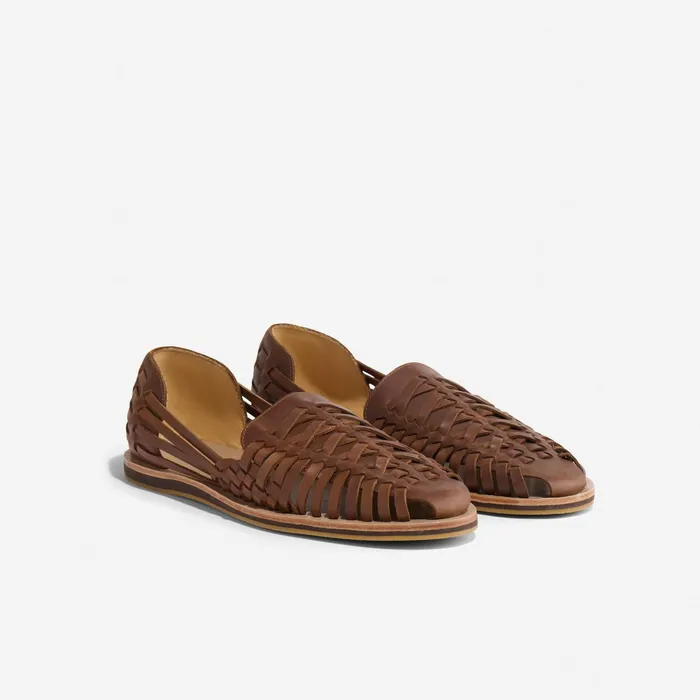 Men Huarache Sandal Brown Nisolo Sandals and Slip Ons