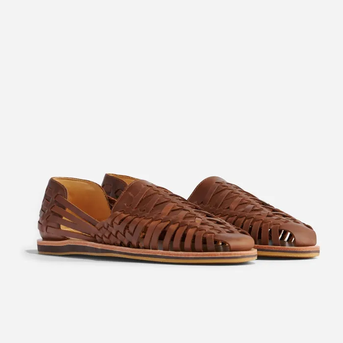 Men Huarache Sandal Brown Nisolo Sandals and Slip Ons