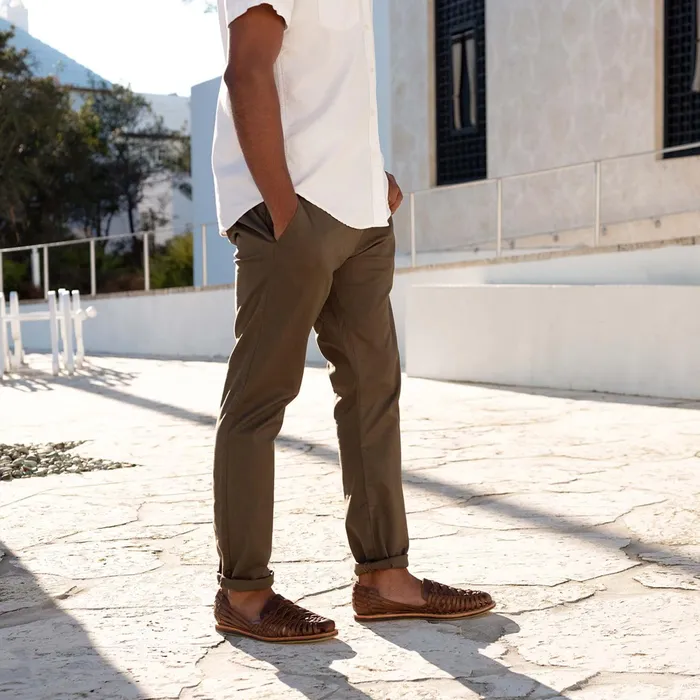 Men Huarache Sandal Brown Nisolo Sandals and Slip Ons