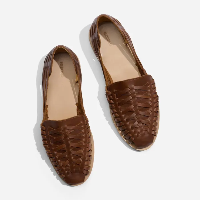 Men Huarache Sandal Brown Nisolo Sandals and Slip Ons