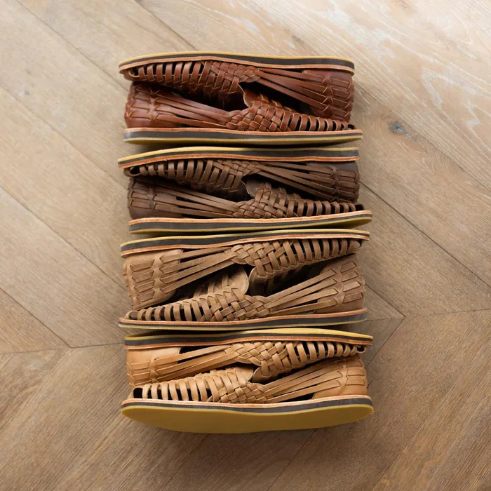 Men Huarache Sandal Brown Nisolo Sandals and Slip Ons