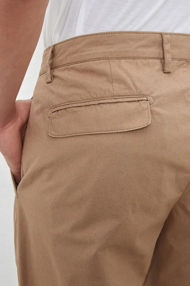 Men IONIO2 8211 Cotton Trousers 8211 Avana Massimo Alba Trousers and Shorts