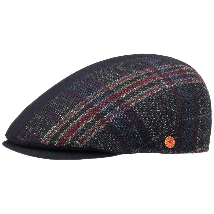 Men Jasper Fancy Flatcap Blue Mayser Flat Caps