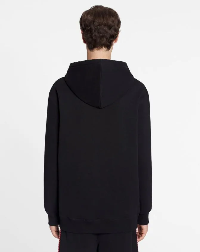 Men Knitwear and Sweatshirts Lanvin Oversized Hoodie Curblace Black Men Knitwear and Sweatshirts Lanvin Oversized Hoodie Curblace Black