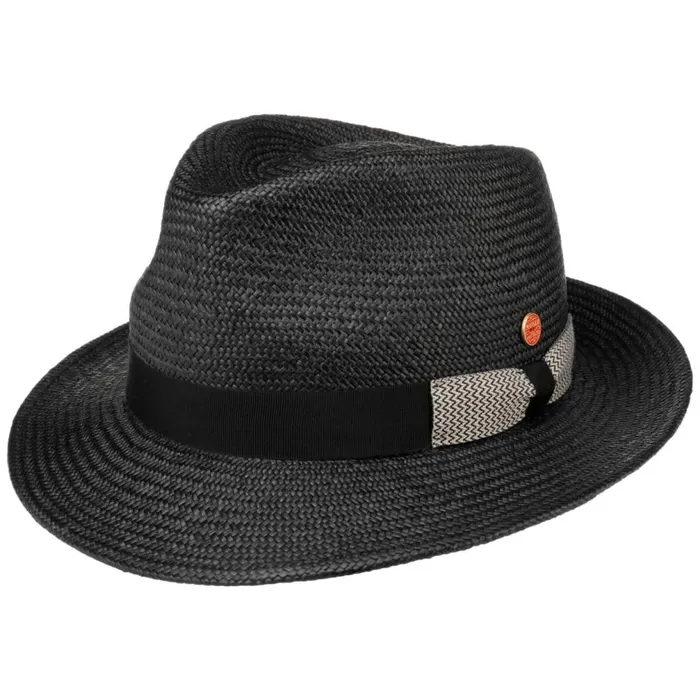 Men Maleo Panama Hat Black Mayser Trilby Hats