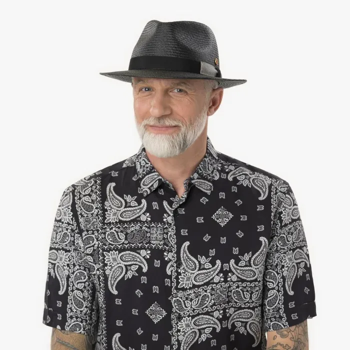 Men Maleo Panama Hat Black Mayser Trilby Hats Men Maleo Panama Hat Black Mayser Trilby Hats