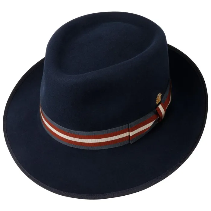 Men Marcelo Stripes Wool Hat Zechbauer Beige Mayser Trilby Hats Men Marcelo Stripes Wool Hat Zechbauer Beige Mayser Trilby Hats