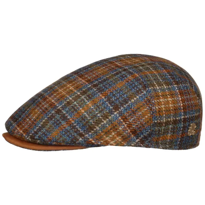 Men Marzio Check Zechbauer Flat Cap Blue Mayser Flat Caps Men Marzio Check Zechbauer Flat Cap Blue Mayser Flat Caps