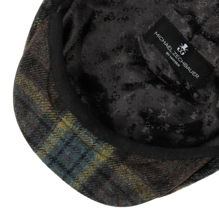 Men Marzio Wool Check Flat Cap Zechbauer Taupe Mayser Flat Caps Men Marzio Wool Check Flat Cap Zechbauer Taupe Mayser Flat Caps