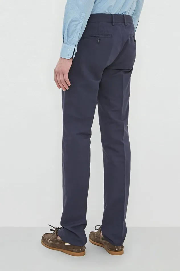 Men MAUKO 8211 Cotton Linen Trousers 8211 Blu Massimo Alba Trousers and Shorts Men MAUKO 8211 Cotton Linen Trousers 8211 Blu Massimo Alba Trousers and Shorts