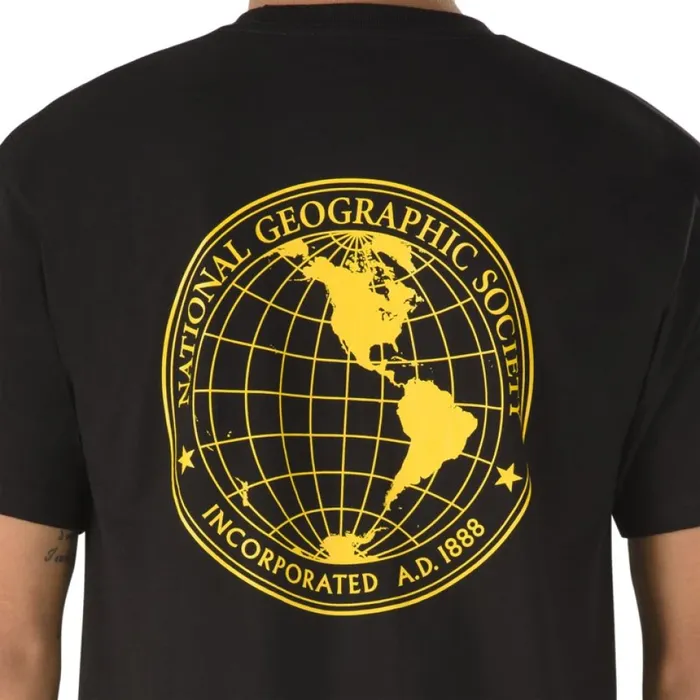 Men National Geographic TShirt Black TShirts and Tanks Vans