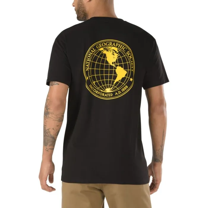 Men National Geographic TShirt Black TShirts and Tanks Vans