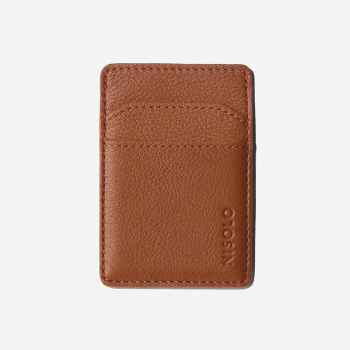 Men Nico Card Case Wallet Caramel Nisolo Bags and Wallets