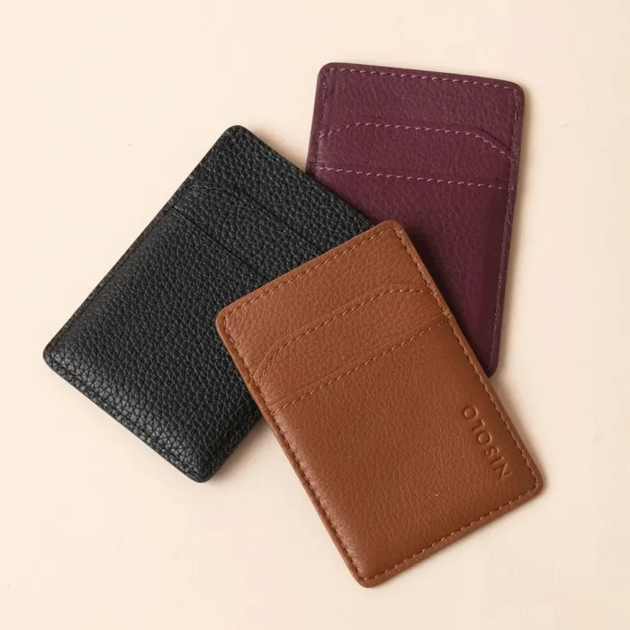 Men Nico Card Case Wallet Caramel Nisolo Bags and Wallets