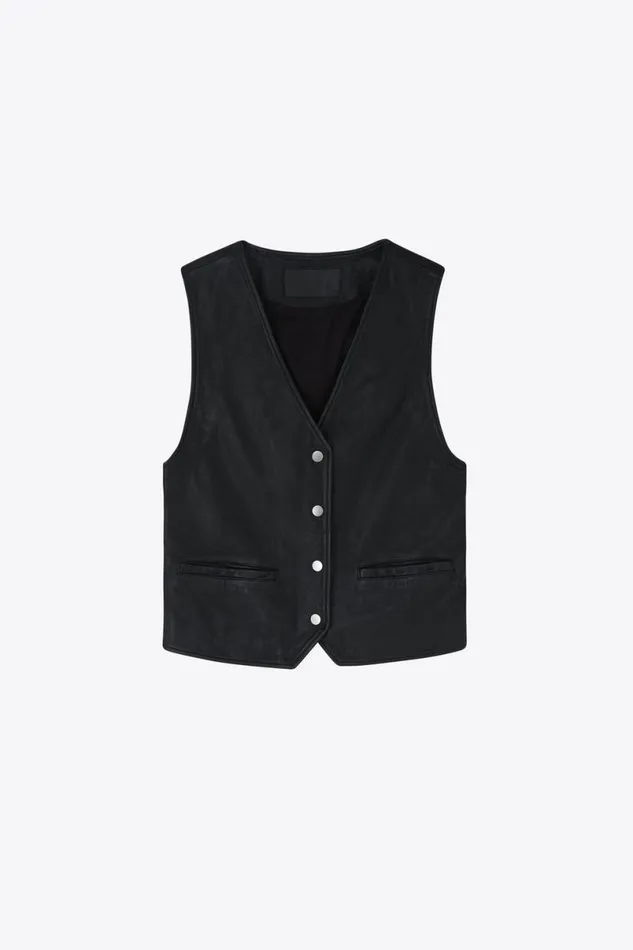 Men Outlaw Leather Cut OTHER TANKS and VESTS
