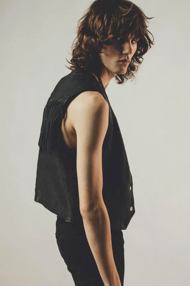 Men Outlaw Leather Cut OTHER TANKS and VESTS Men Outlaw Leather Cut OTHER TANKS and VESTS