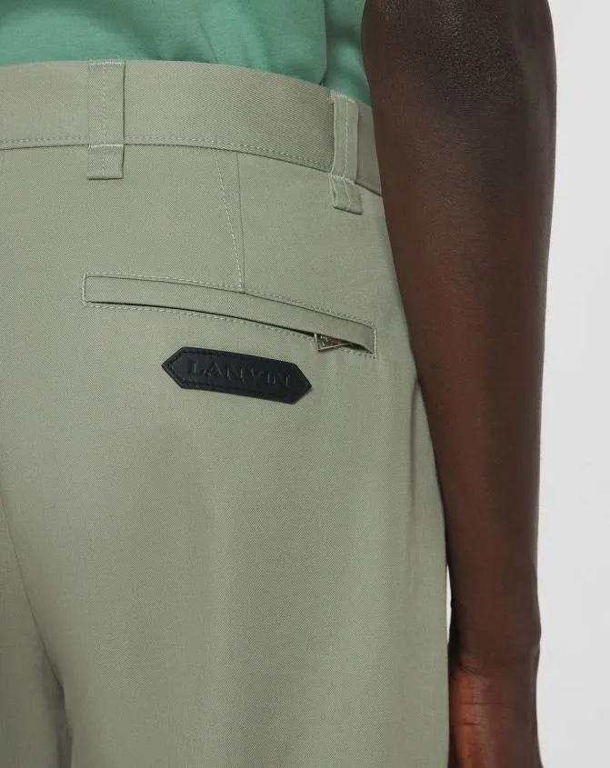 Men Pants and Shorts Lanvin Cotton Biker Pants Lin Men Pants and Shorts Lanvin Cotton Biker Pants Lin