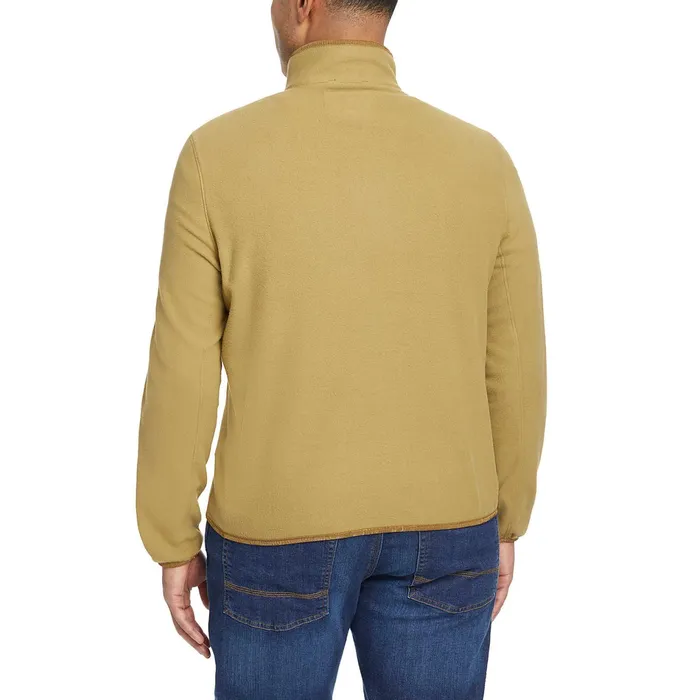Men Polar Fleece 14 Zip Cobblestone Wolverine Hoodies and Pullovers