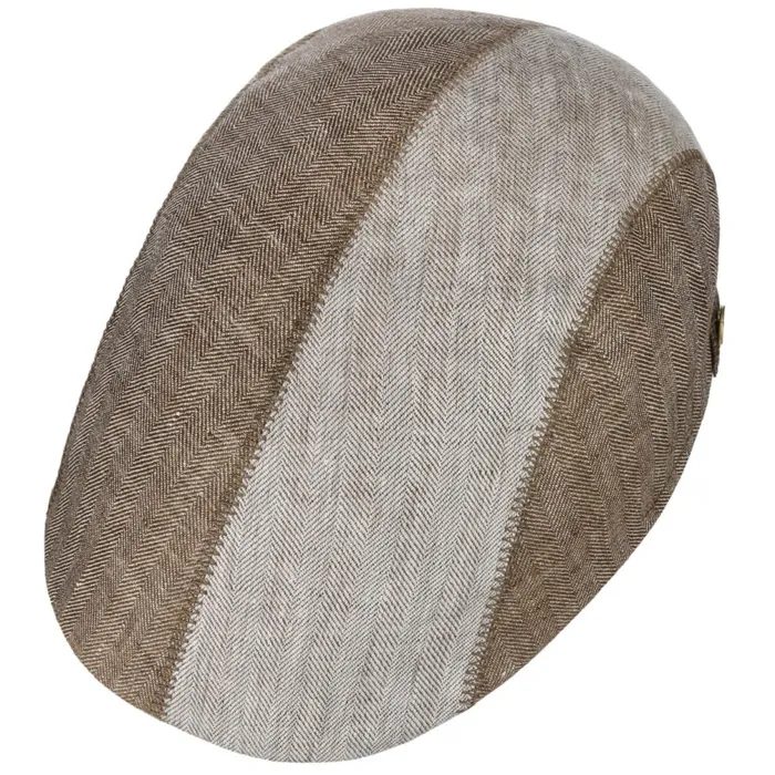 Men Prince Twotone Linen Flat Cap Blue Mayser Flat Caps Men Prince Twotone Linen Flat Cap Blue Mayser Flat Caps