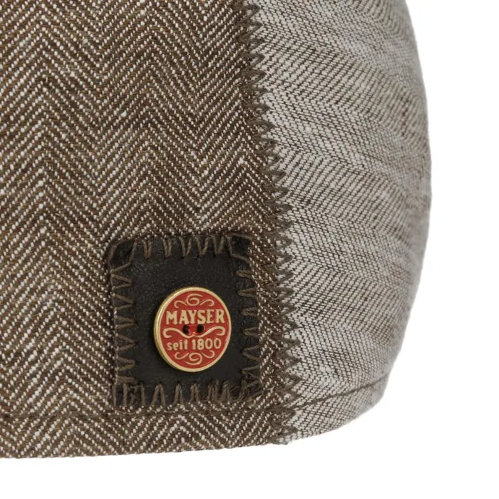 Men Prince Twotone Linen Flat Cap Blue Mayser Flat Caps Men Prince Twotone Linen Flat Cap Blue Mayser Flat Caps