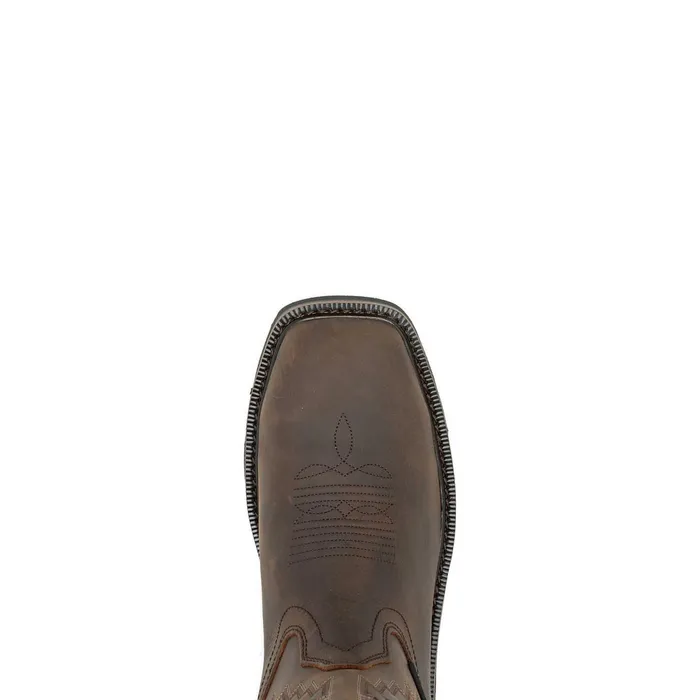 Men Rancher Arrow SteelToe Wellington Work Boot Dark Brown Wolverine Safety Toe