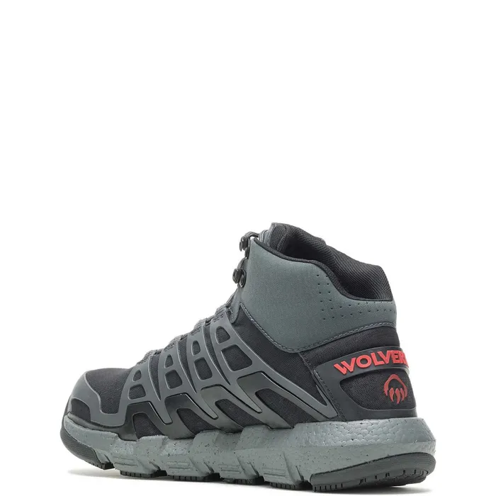 Men Rev Vent UltraSpringtrade DuraShocks CarbonMAX Boot Charcoal Wolverine Durashocks