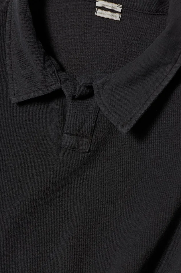 Men RICO 8211 Cotton Cashmere Jersey Polo Shirt 8211 Nero Lavato Massimo Alba TShirts and Polos Men RICO 8211 Cotton Cashmere Jersey Polo Shirt 8211 Nero Lavato Massimo Alba TShirts and Polos