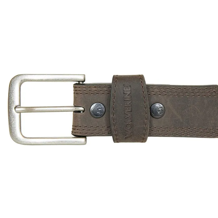 Men Rugged Belt Brown Wolverine Belts and Bags