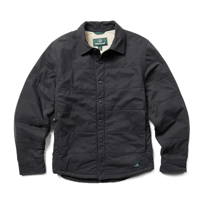 Men Sherpa Shirt Jac Dark Navy Wolverine Outerwear