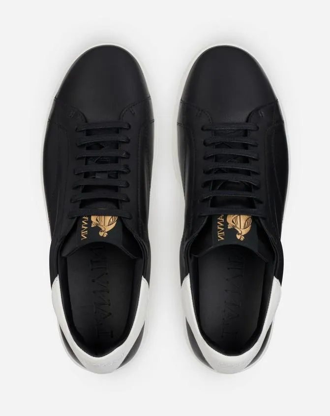 Men Sneakers Lanvin Ddb0 Leather Sneakers Blackwhite Men Sneakers Lanvin Ddb0 Leather Sneakers Blackwhite