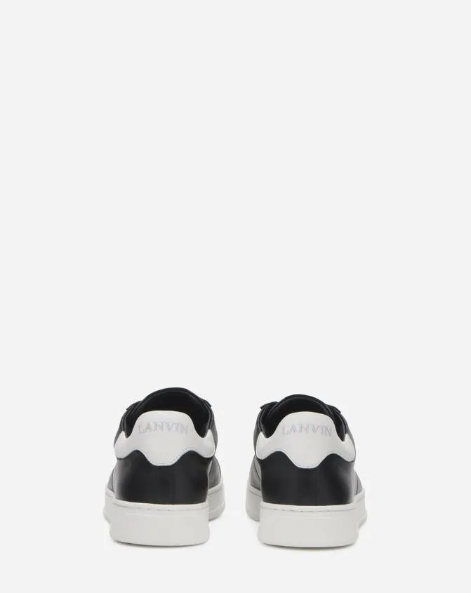 Men Sneakers Lanvin Ddb0 Leather Sneakers Blackwhite Men Sneakers Lanvin Ddb0 Leather Sneakers Blackwhite