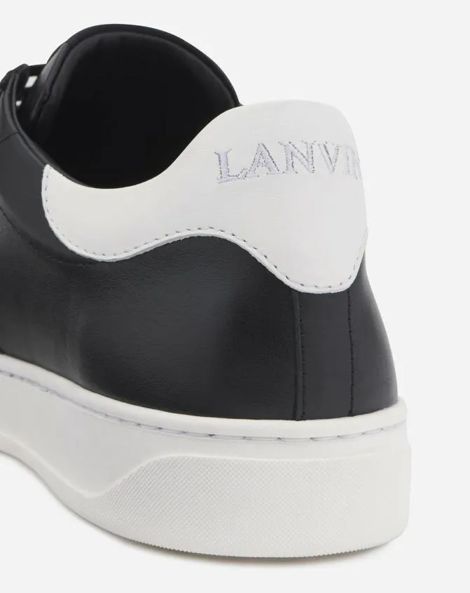 Men Sneakers Lanvin Ddb0 Leather Sneakers Blackwhite Men Sneakers Lanvin Ddb0 Leather Sneakers Blackwhite