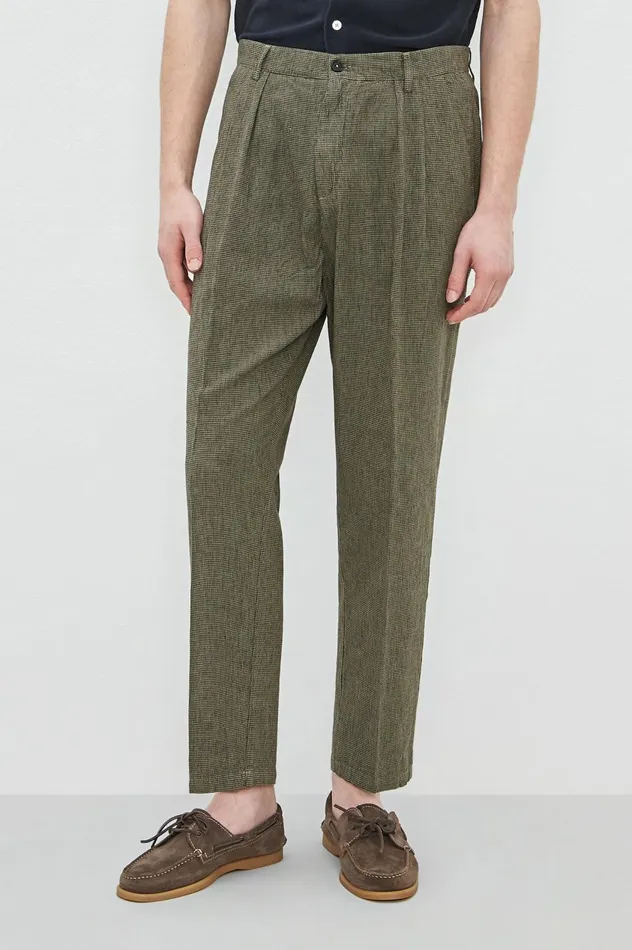 Men STAN 8211 Cotton Linen Trousers 8211 Fango Massimo Alba Trousers and Shorts Men STAN 8211 Cotton Linen Trousers 8211 Fango Massimo Alba Trousers and Shorts