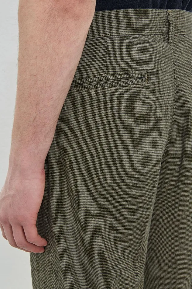 Men STAN 8211 Cotton Linen Trousers 8211 Fango Massimo Alba Trousers and Shorts