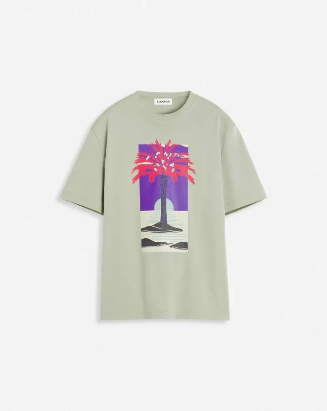 Men Tshirts and Polos Lanvin Printed TShirt Lin
