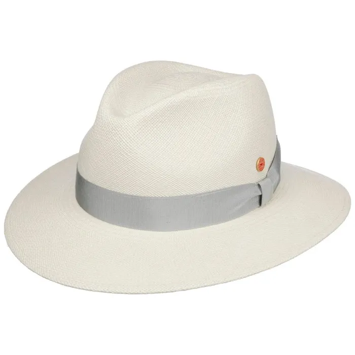 Men Tarbes Brisa Traveler Panama Hat Natural Gray Mayser Panama Hats