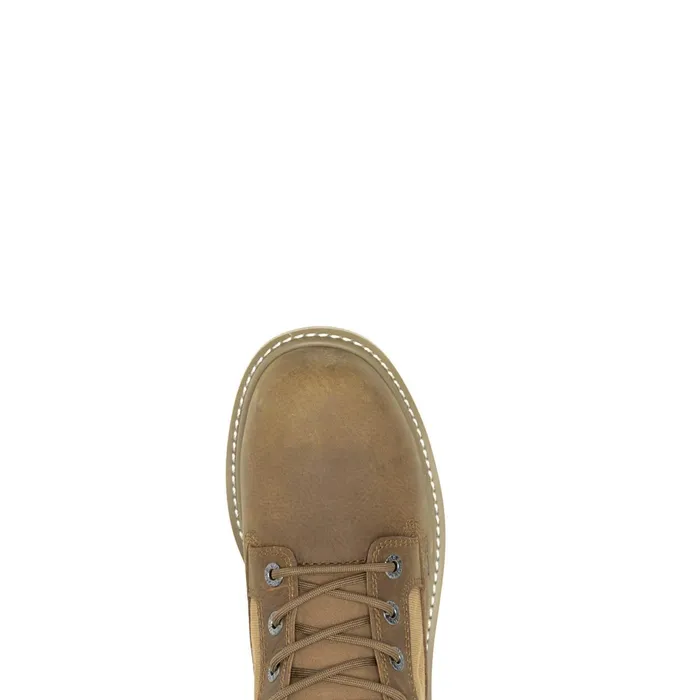 Men Trade Wedge Unlined Canvas 6034CompositeToe Work Boot Coyote Wolverine Safety Toe