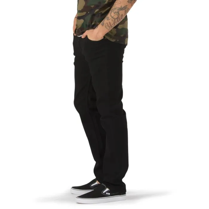 Men Vans V16 Slim Denim Black Pants and Denim Men Vans V16 Slim Denim Black Pants and Denim
