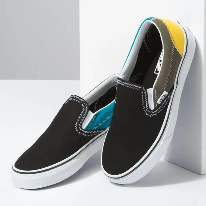 Men Vans Zig Zag Classic SlipOn MultiTrue White Classics Shoes Men Vans Zig Zag Classic SlipOn MultiTrue White Classics Shoes